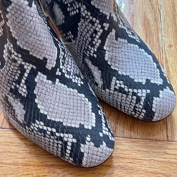 Stuart Weitzman Snakeskin Ankle Boots - Picture 10 of 15